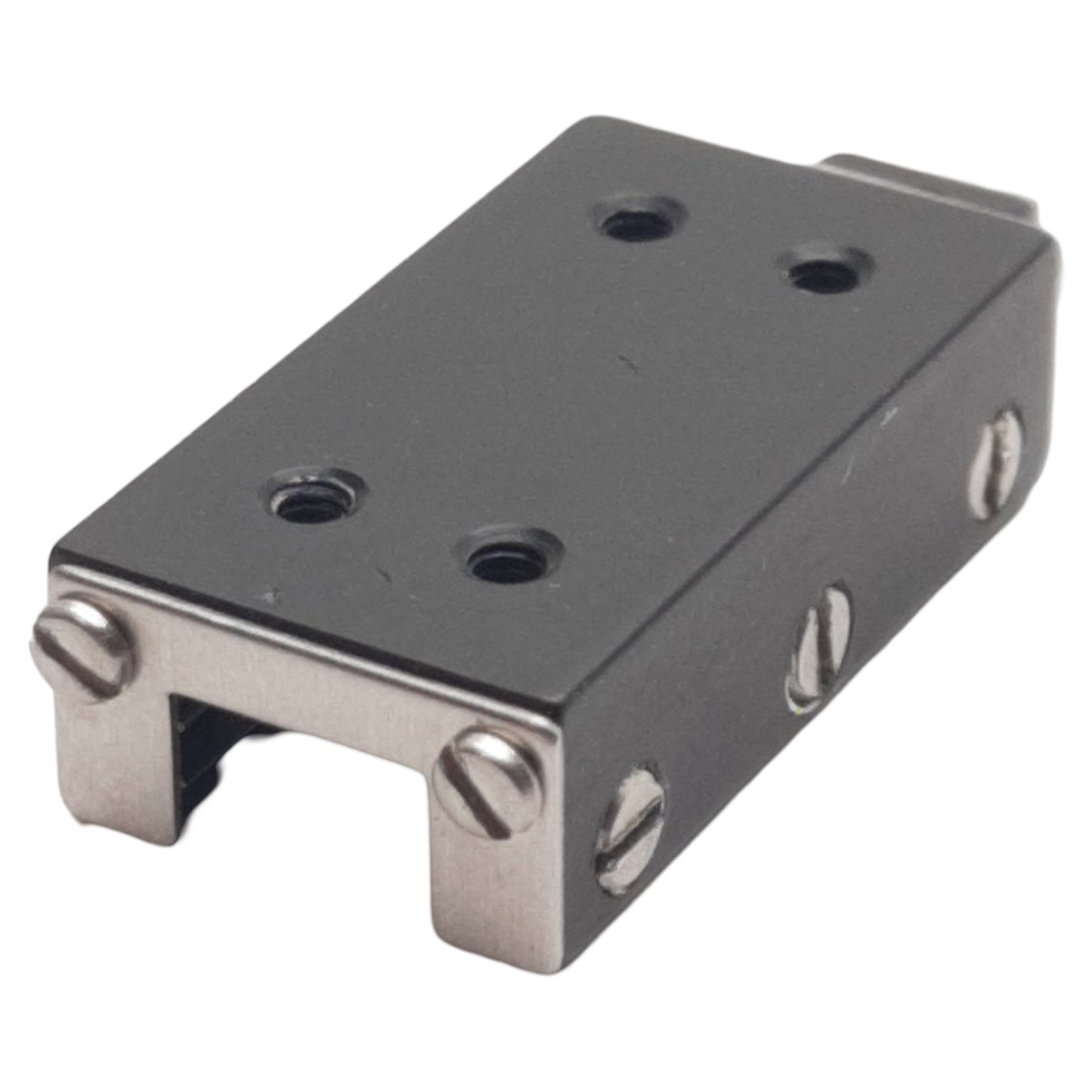 Used Tusk RX1-1 Linear Crossed Roller Slide Stage 0.5" Travel, 30lb Load, 1.06"x0.32"