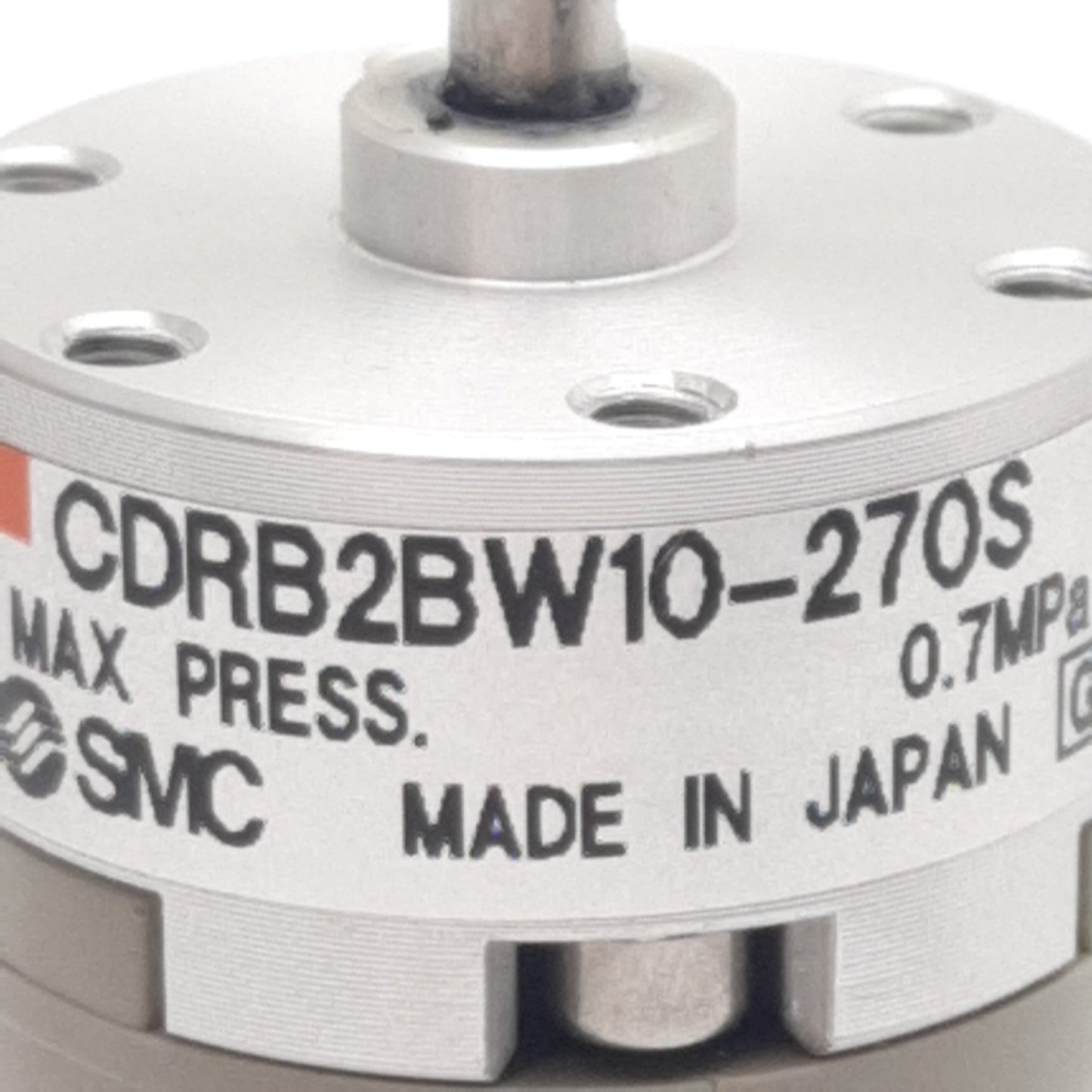Used SMC CDRB2BW10-270S Rotary Actuator ø4mm Shaft, 270° Rotation Single Vane, M3x0.5