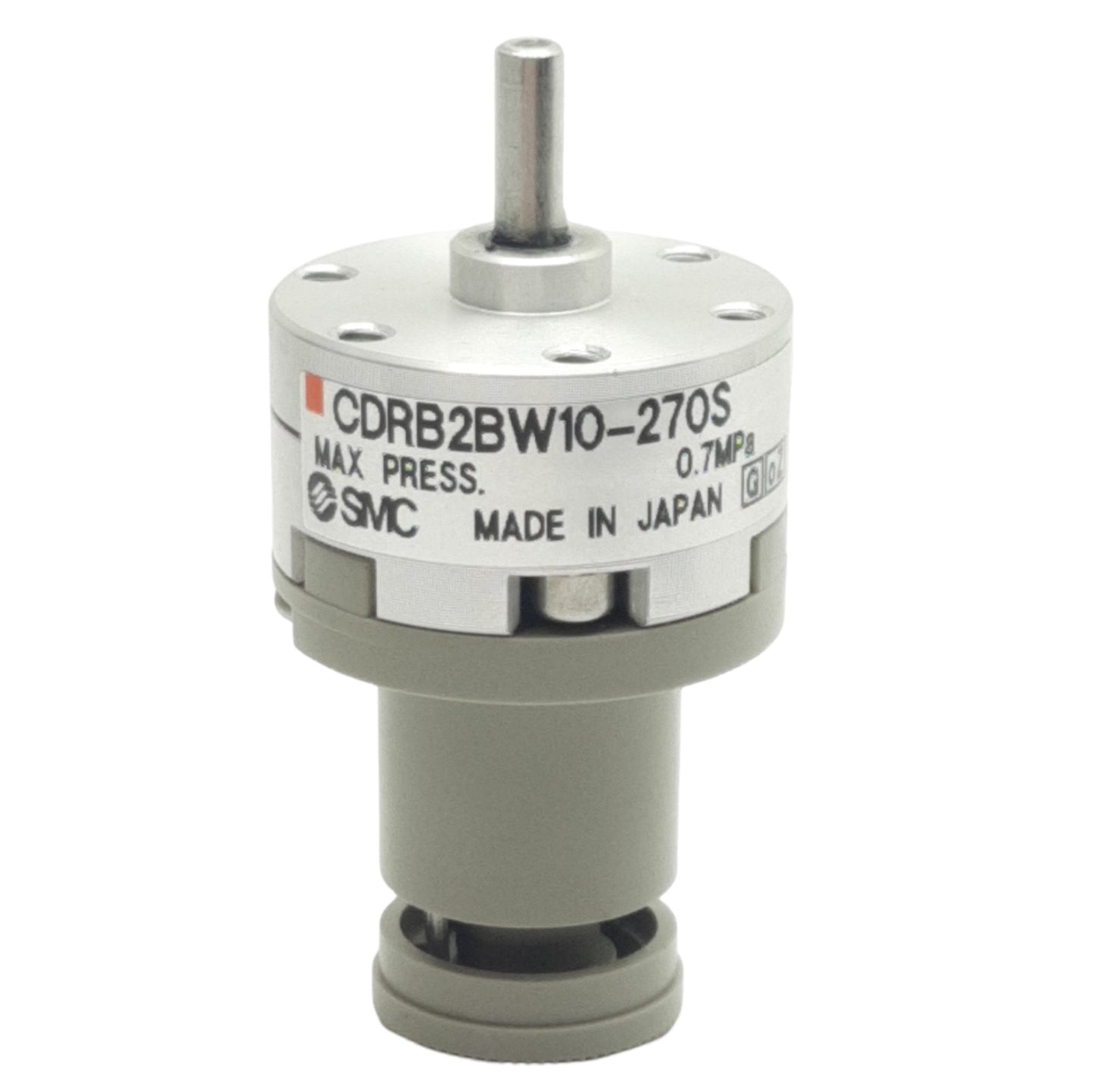 Used SMC CDRB2BW10-270S Rotary Actuator ø4mm Shaft, 270° Rotation Single Vane, M3x0.5