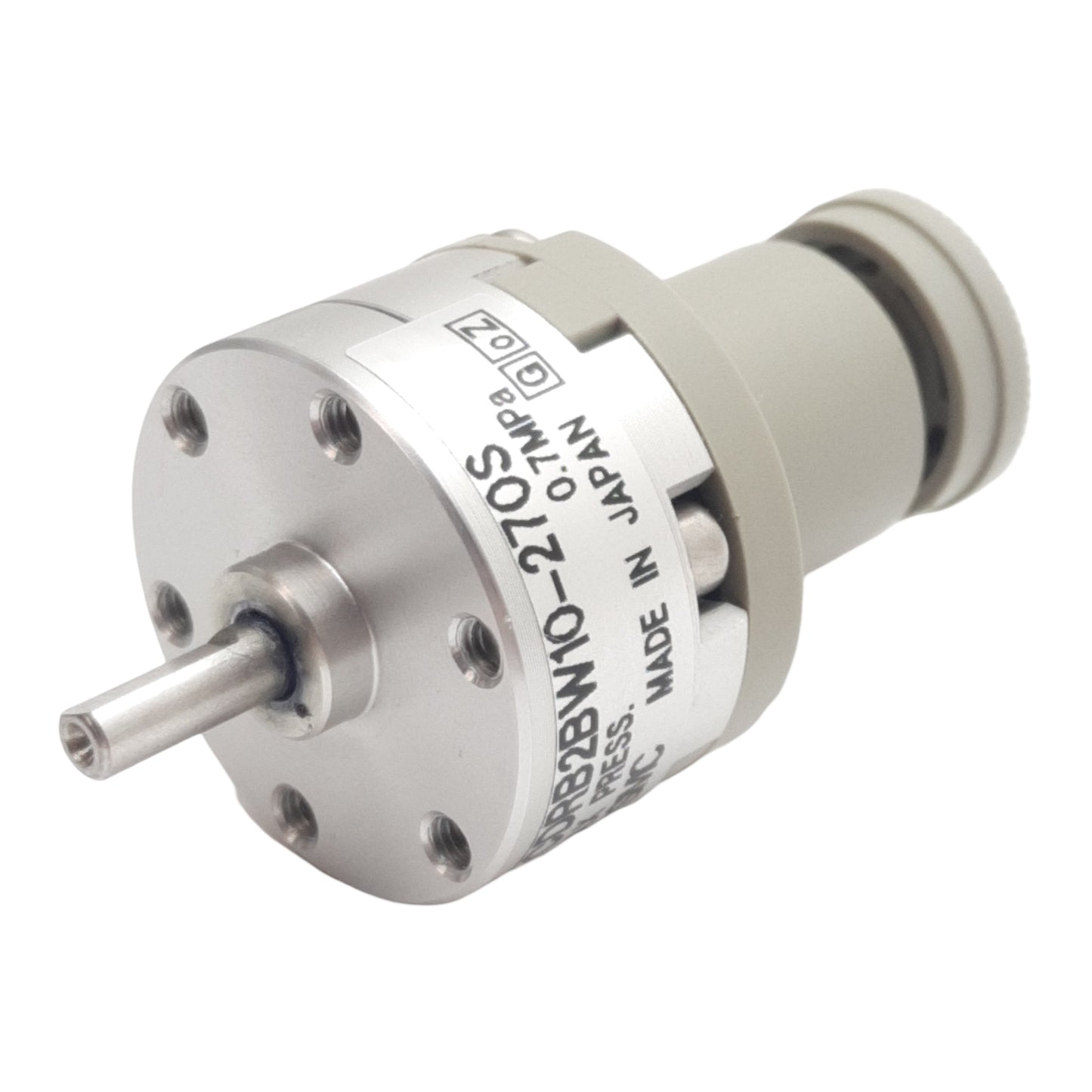 Used SMC CDRB2BW10-270S Rotary Actuator ø4mm Shaft, 270° Rotation Single Vane, M3x0.5