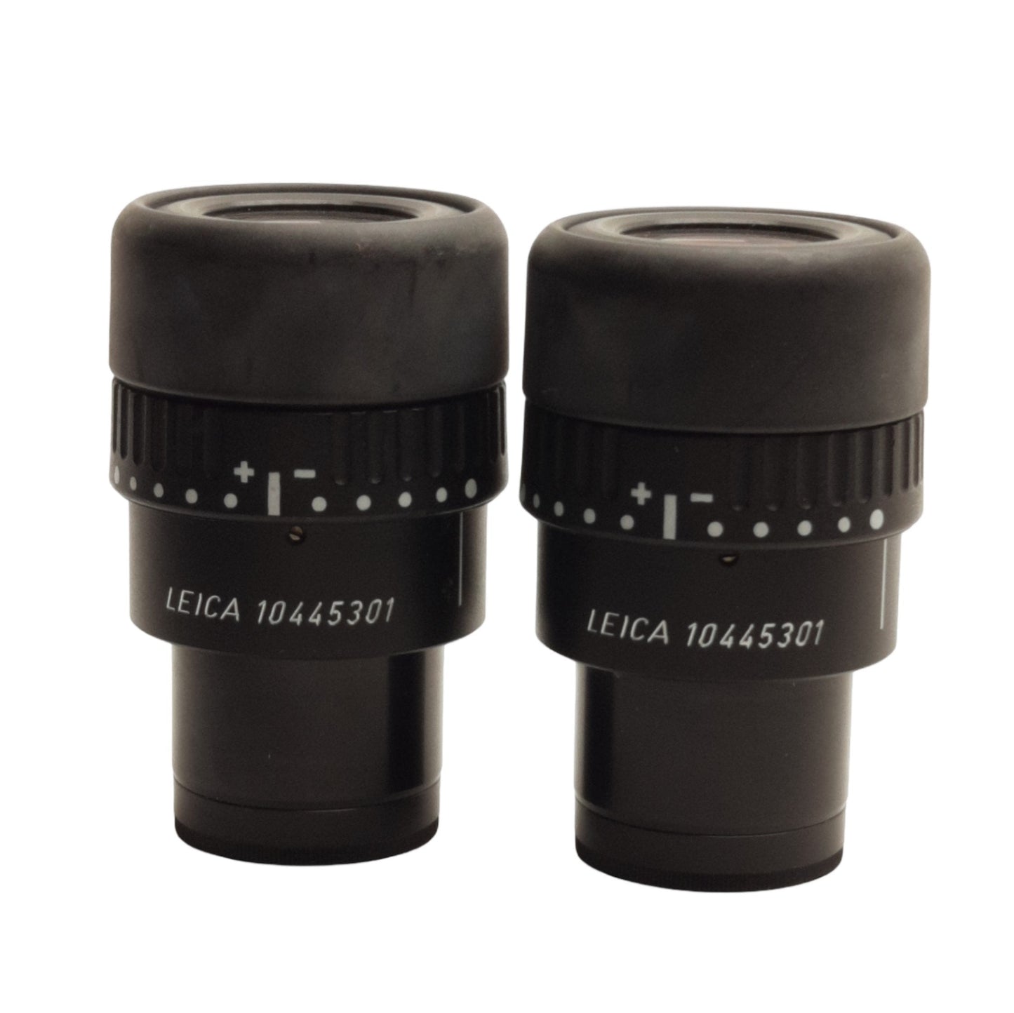 Used Pair of Leica 10445301 Stereo Microscope Adjustable Binocular Eyepieces 16X/14B
