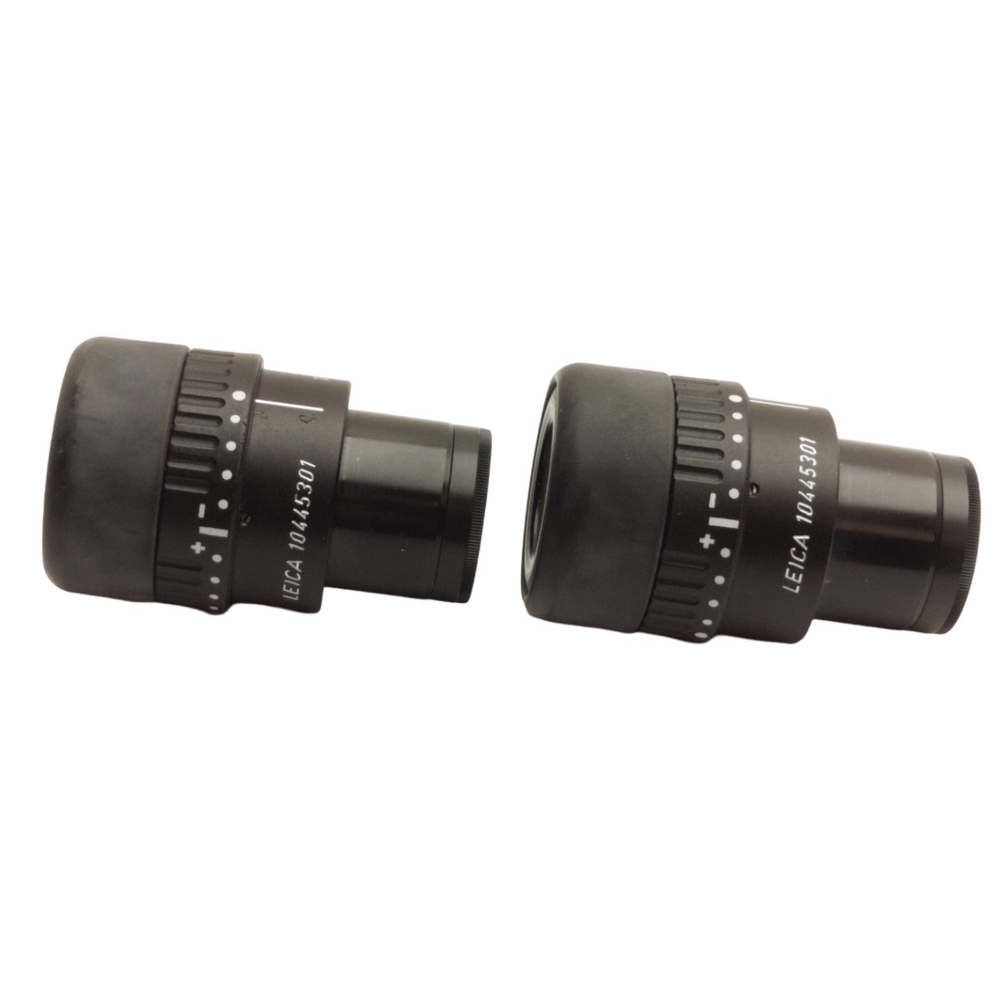 Used Pair of Leica 10445301 Stereo Microscope Adjustable Binocular Eyepieces 16X/14B