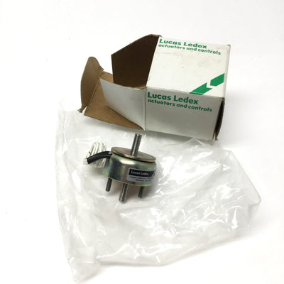 New – Open box Ledex 123423-030 Low Profile Push or Pull Solenoid, 12lb Force, 13-42VDC Coil