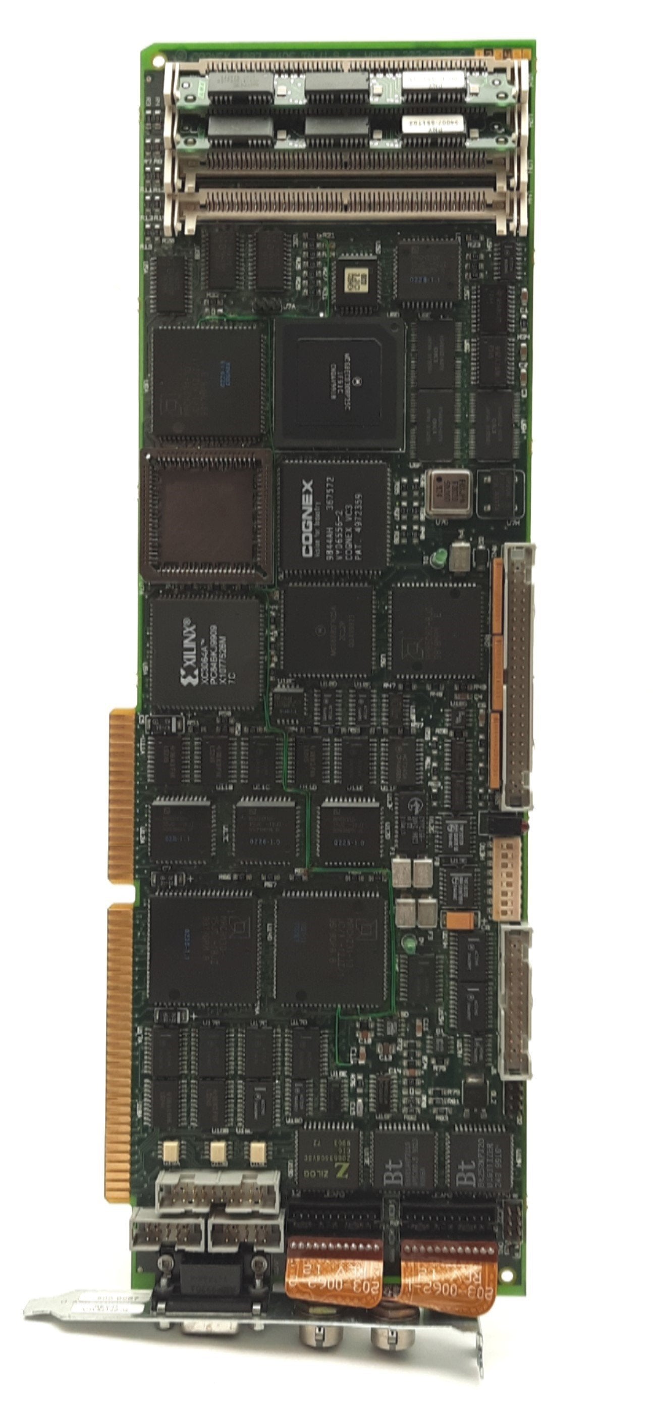 Used Cognex VPM-5218-32 Frame Grabber Card ISA 2x 12-Pin Hirose Cameras DB9 Monitor