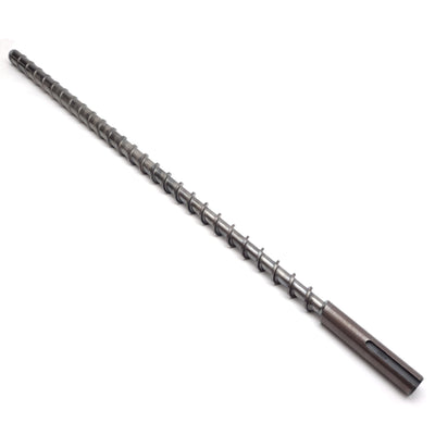 Used Davis Standard 1" Extruder Feedscrew, 31-3/4" Long, 27-1/4" Screw, 3.3mm Thread