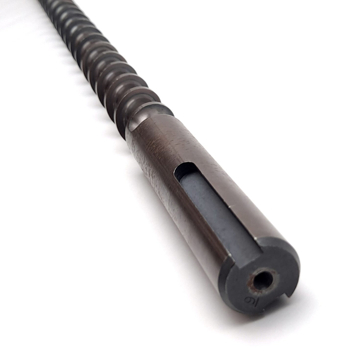 Used Davis Standard 1" Extruder Feedscrew, 31-3/4" Long, 27-1/4" Screw, 3.3mm Thread