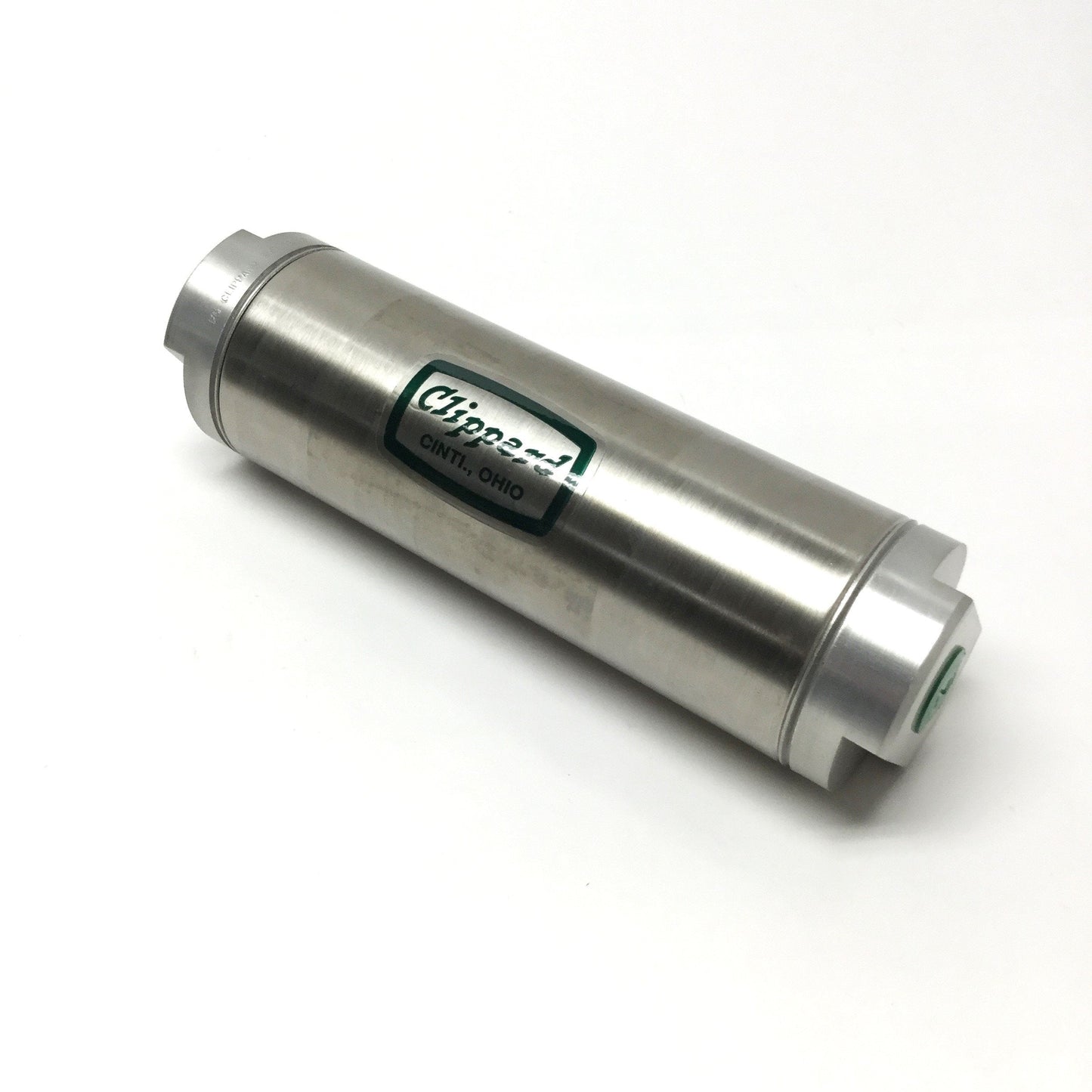 New – Open box Clippard AVT-32-16 Stainless Cylinder Air Volume Tank, 16 Cubic Inch, 1/4" NPT
