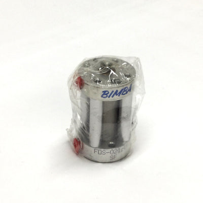 New Bimba FOS-021-V Single-Acting Cylinder Ø9/16" Bore, 1" Stroke, Viton Seals 400°F