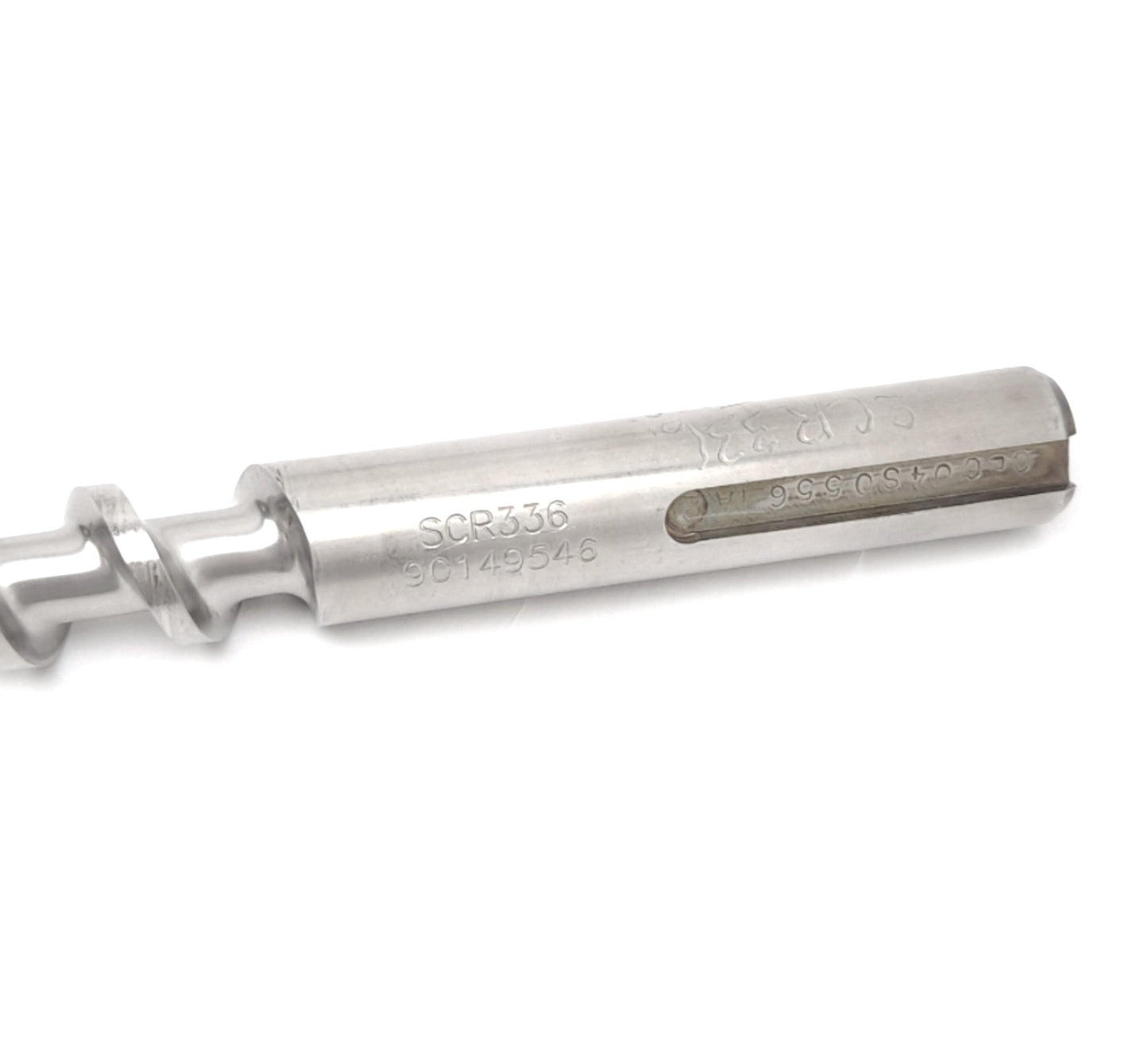 Used Davis Standard 1" Extruder Feedscrew, 31-3/4" Long, 27-1/4" Screw, 4.7mm Thread