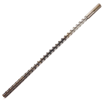 Used Davis Standard 1" Extruder Feedscrew, 31-3/4" Long, 27-1/4" Screw, 4.7mm Thread