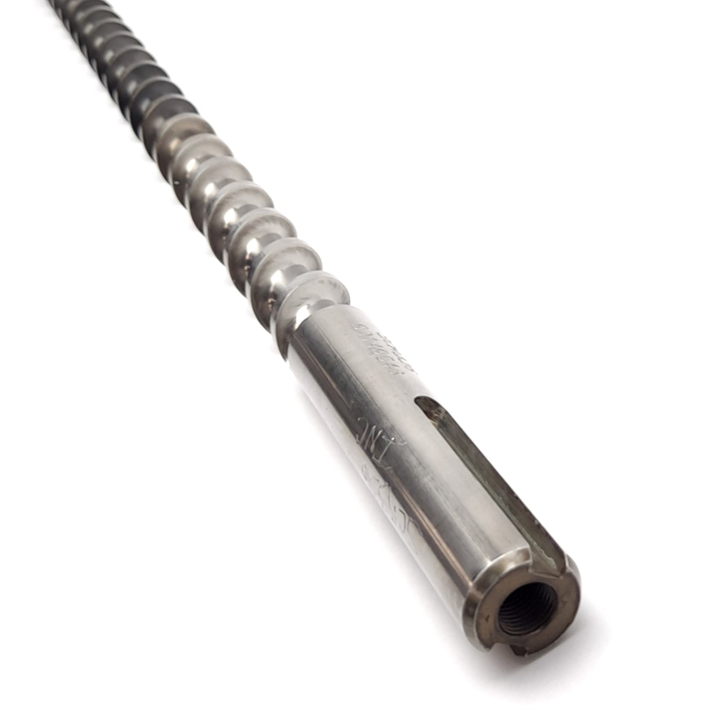 Used Davis Standard 1" Extruder Feedscrew, 31-3/4" Long, 27-1/4" Screw, 4.7mm Thread
