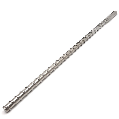Used Davis Standard 1" Extruder Feedscrew, 31-3/4" Long, 27-1/4" Screw, 3.3mm Thread