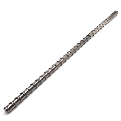 Used Davis Standard 1" Extruder Feedscrew, 31-3/4" Long, 27-1/4" Screw, 3.7mm Thread