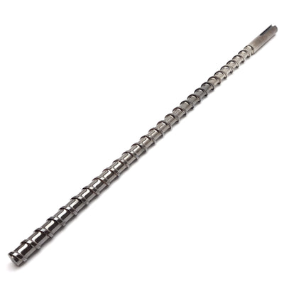 Used Davis Standard 1" Extruder Feedscrew, 31-3/4" Long, 27-1/4" Screw, 3.7mm Thread