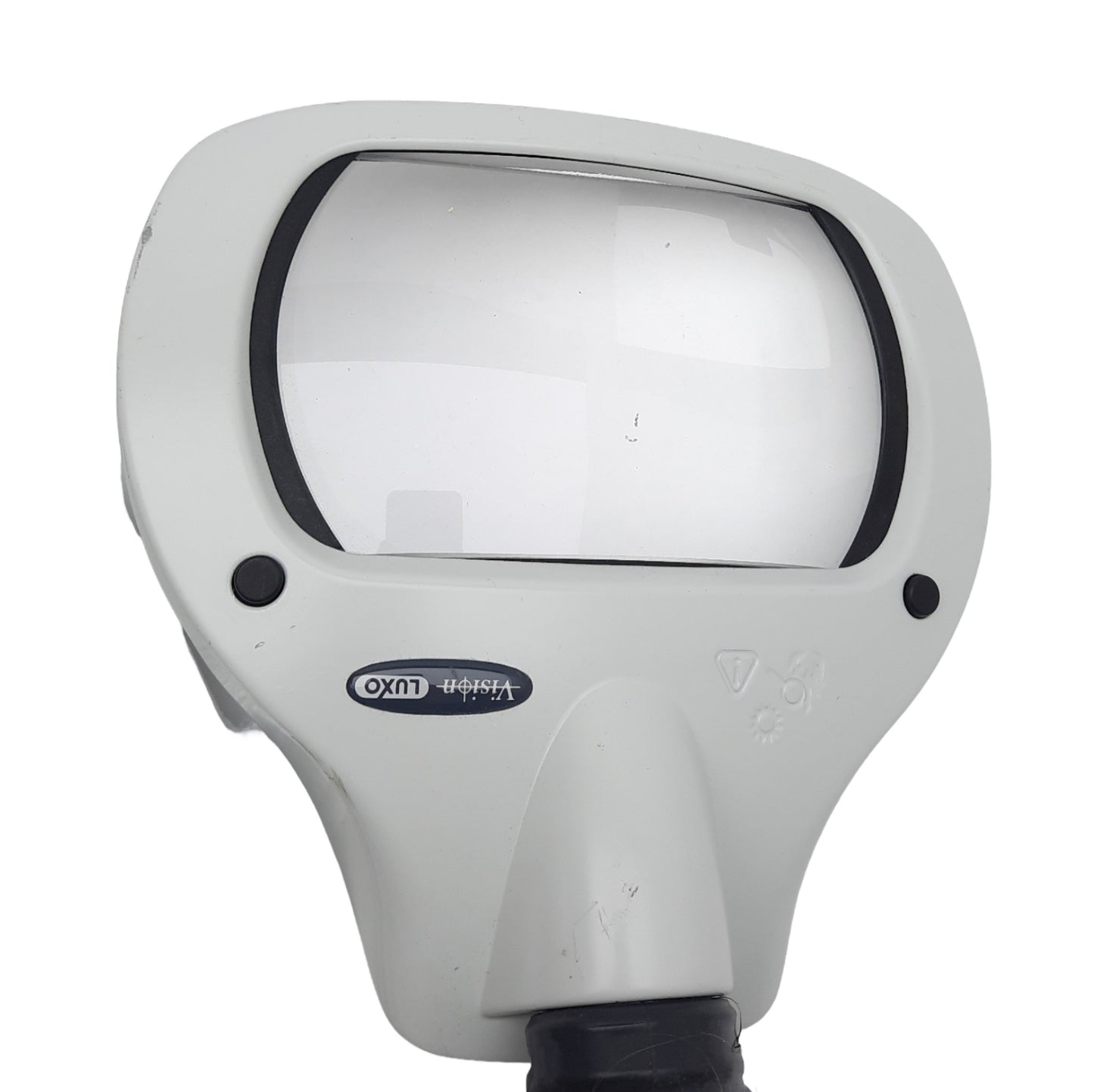 Used Luxo WAL025971 Wave LED Magnifier, 30in Arm, 5D, 100-120VAC, 200mm WD *Chip*