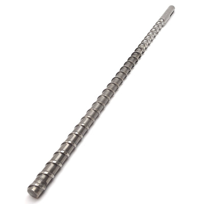 Used Davis Standard 1" Extruder Feedscrew, 31-3/4" Long, 27-1/4" Screw, 3.5mm Thread