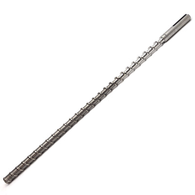 Used Davis Standard 1" Extruder Feedscrew, 31-3/4" Long, 27-1/4" Screw, 3.5mm Thread