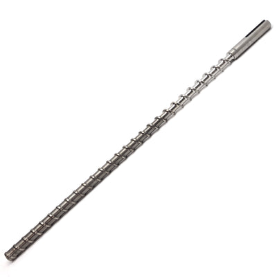 Used Davis Standard 1" Extruder Feedscrew, 31-3/4" Long, 27-1/4" Screw, 3.5mm Thread