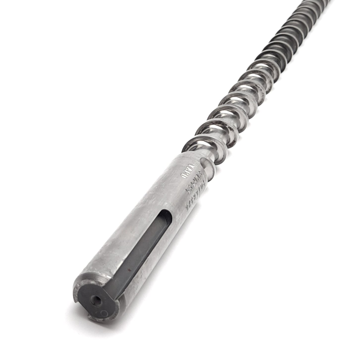 Used Davis Standard 1" Extruder Feedscrew, 31-3/4" Long, 27-1/4" Screw, 3.5mm Thread