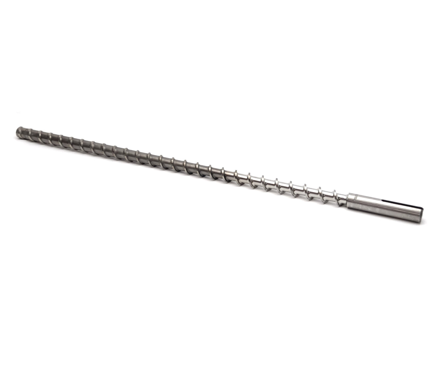 Used Davis Standard 1" Extruder Feedscrew, 31-3/4" Long, 27-1/4" Screw, 3.5mm Thread