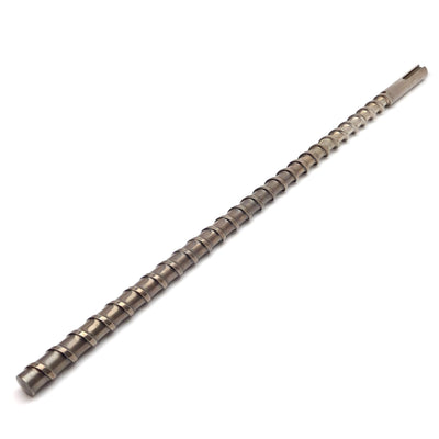 Used Davis Standard 1" Extruder Feedscrew, 31-3/4" Long, 27-1/4" Screw, 4.3mm Thread
