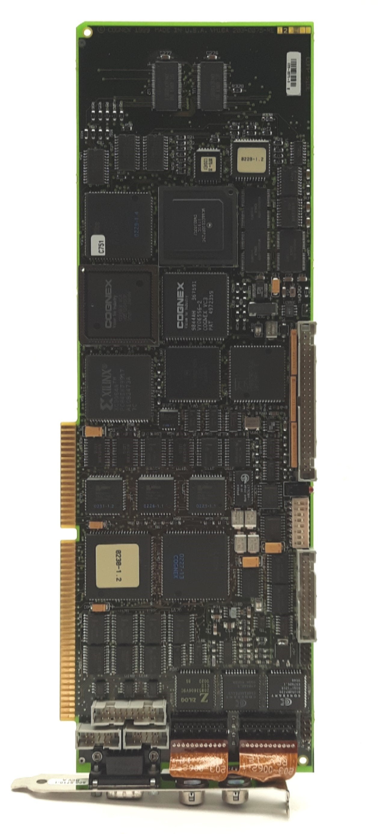 Used Cognex VPM-54416-32 Frame Grabber Card ISA 2x 12-Pin Hirose Cameras DB9 Monitor