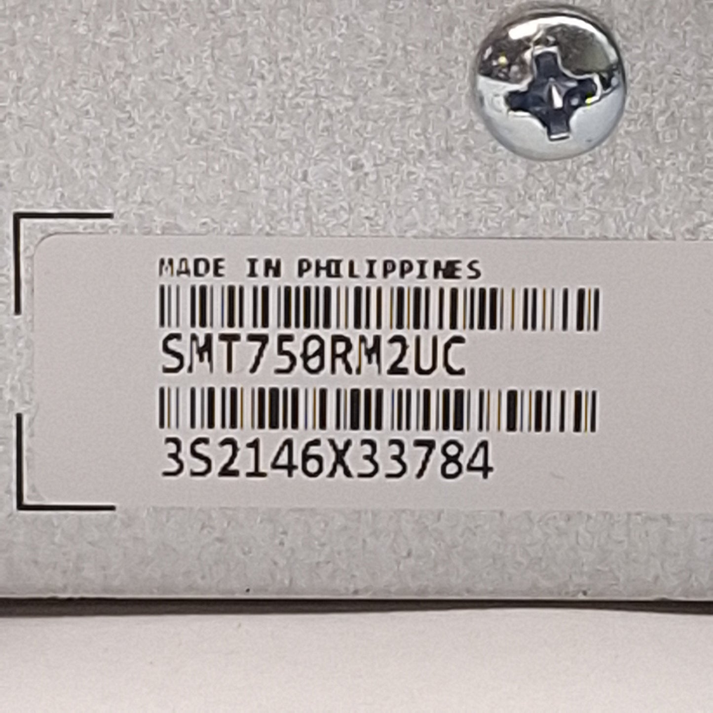 Used APC SMT750RM2UC Smart Connect UPS, Rack Mount, 120VAC 500W 750VA *NO BATTERY*