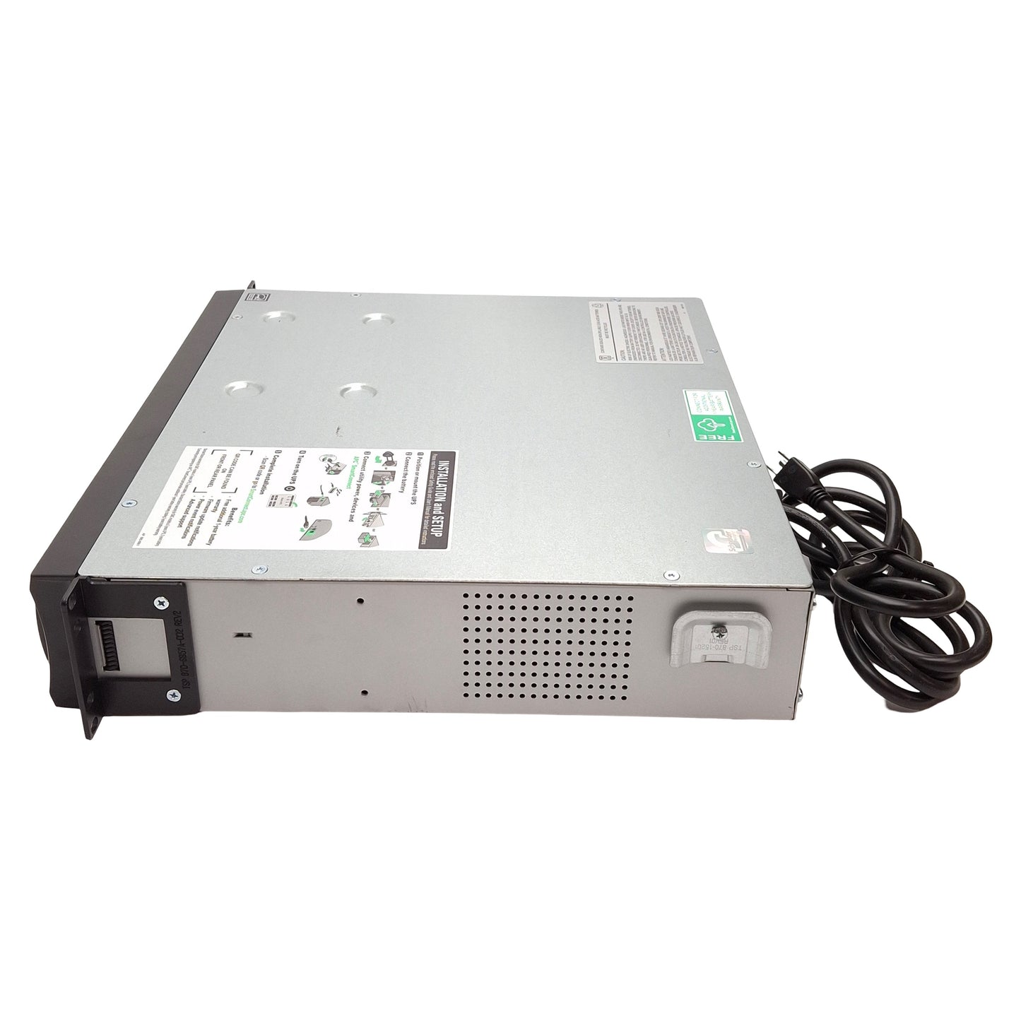 Used APC SMT750RM2UC Smart Connect UPS, Rack Mount, 120VAC 500W 750VA *NO BATTERY*