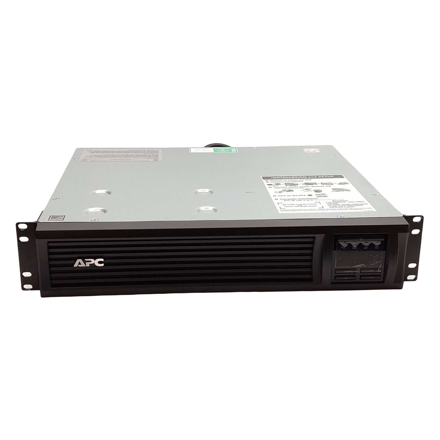 Used APC SMT750RM2UC Smart Connect UPS, Rack Mount, 120VAC 500W 750VA *NO BATTERY*