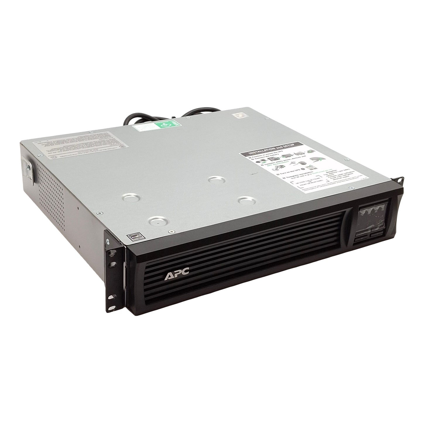 Used APC SMT750RM2UC Smart Connect UPS, Rack Mount, 120VAC 500W 750VA *NO BATTERY*