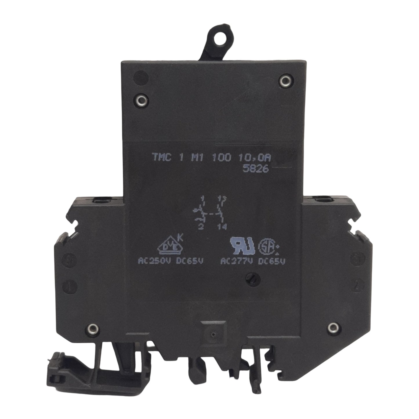 Used Phoenix Contact TMC 1 M1 100 10,0A Circuit Breaker, 1-Pos 1NO, 250VAC 65VDC 10A
