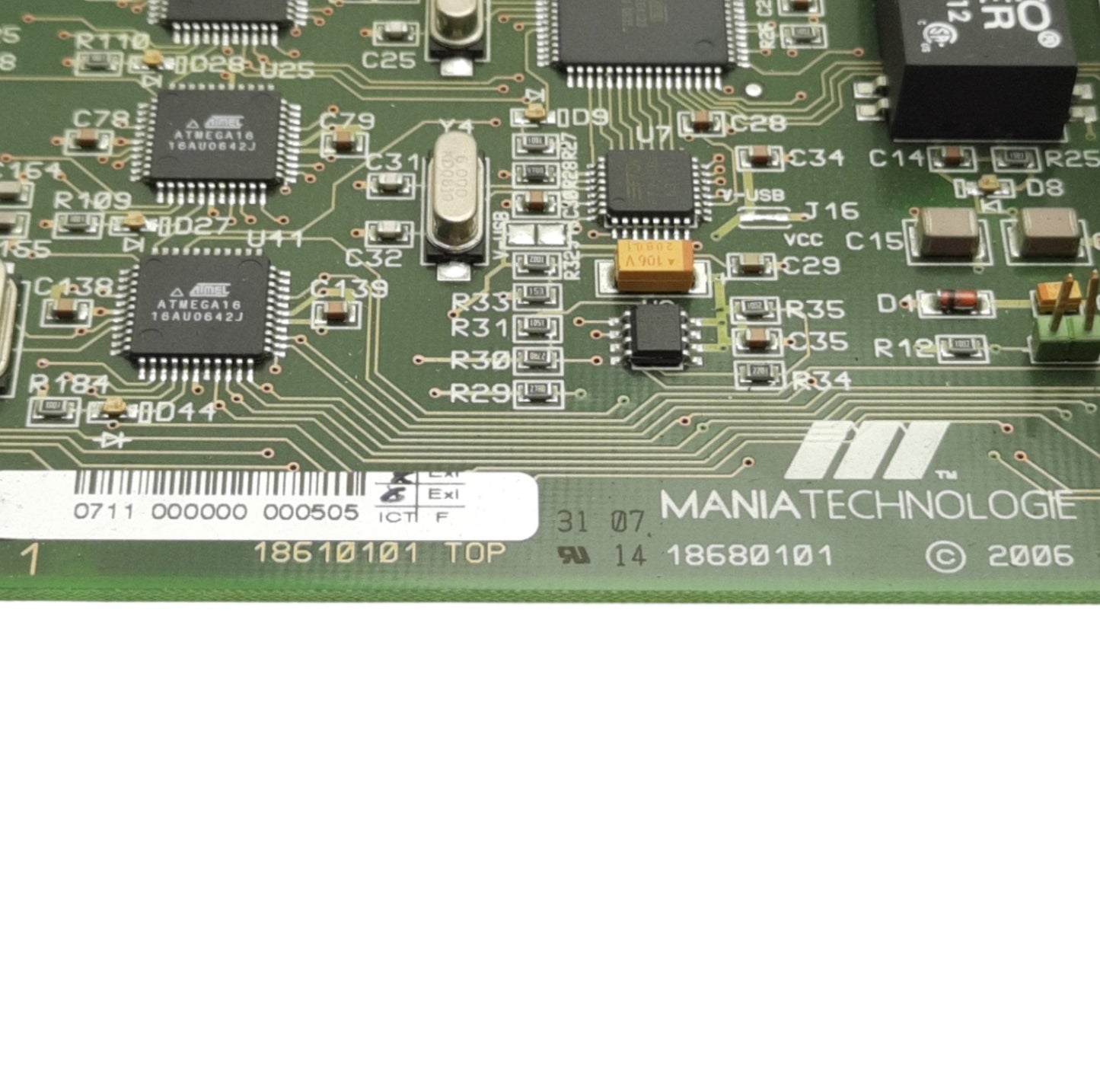 Used Mania Technology 18680101 Machine Board For Loc8 Flying Probe Tester