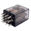 Used Lot of 2 Potter & Brumfield KHAU-17D12-12 Relay, 4PDT 5A, Coil Voltage 12VDC