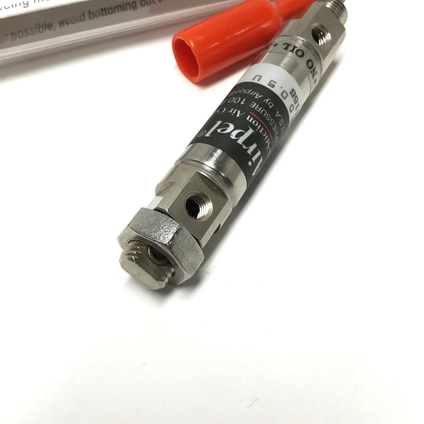 New – Open box Airpel E9D0.5U Anti-Stiction Low Friction Air Cylinder, 1/2" Stroke, 0.366" Bore
