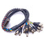 Used Matrox Imaging HD-44M-18BNC Cable for Meteor-II, D-Sub 44-P Male to 18x BNC, 3ft