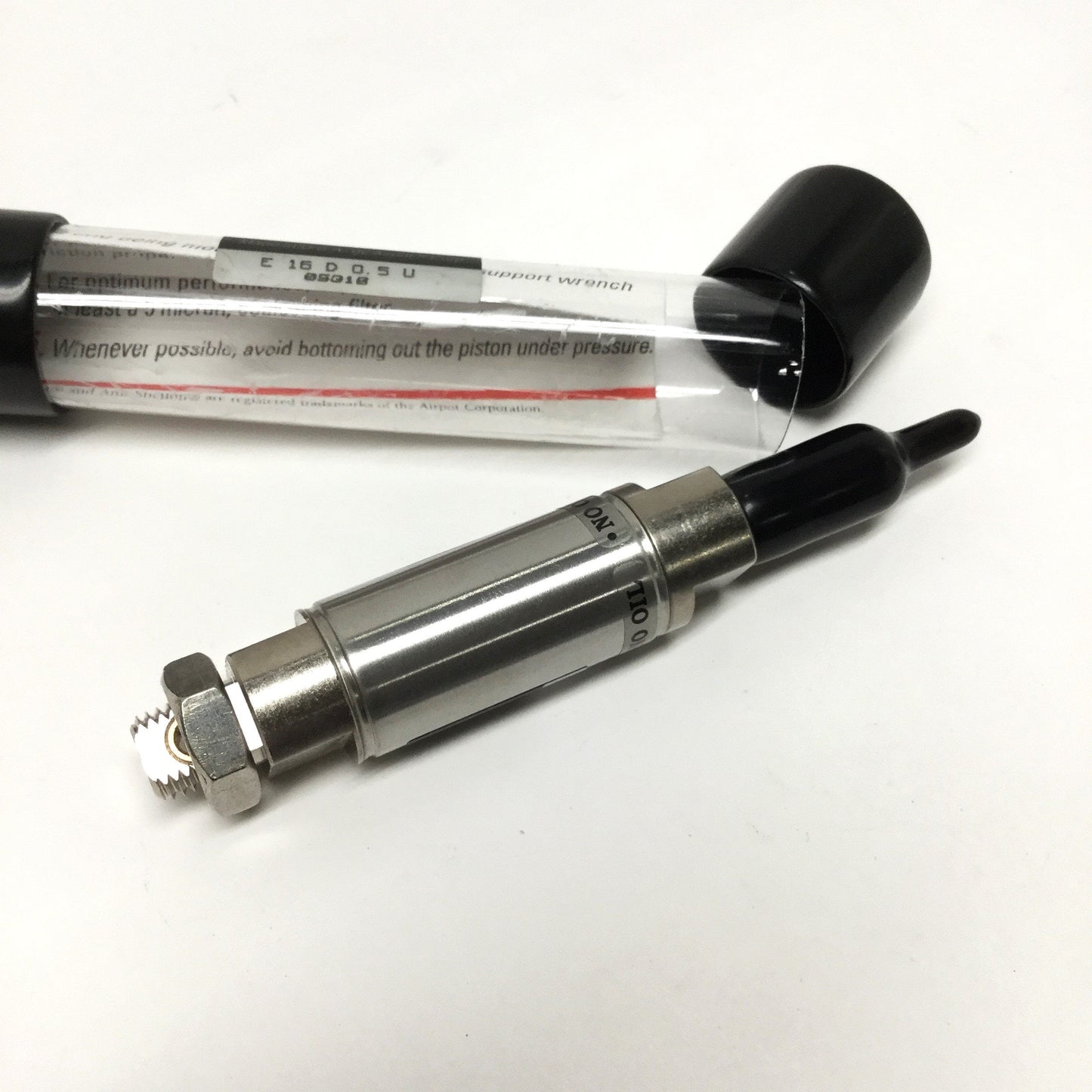 New – Open box Airpel E16D0.5U Anti-Stiction Low Friction Air Cylinder, 1/2" Stroke, .627" Bore