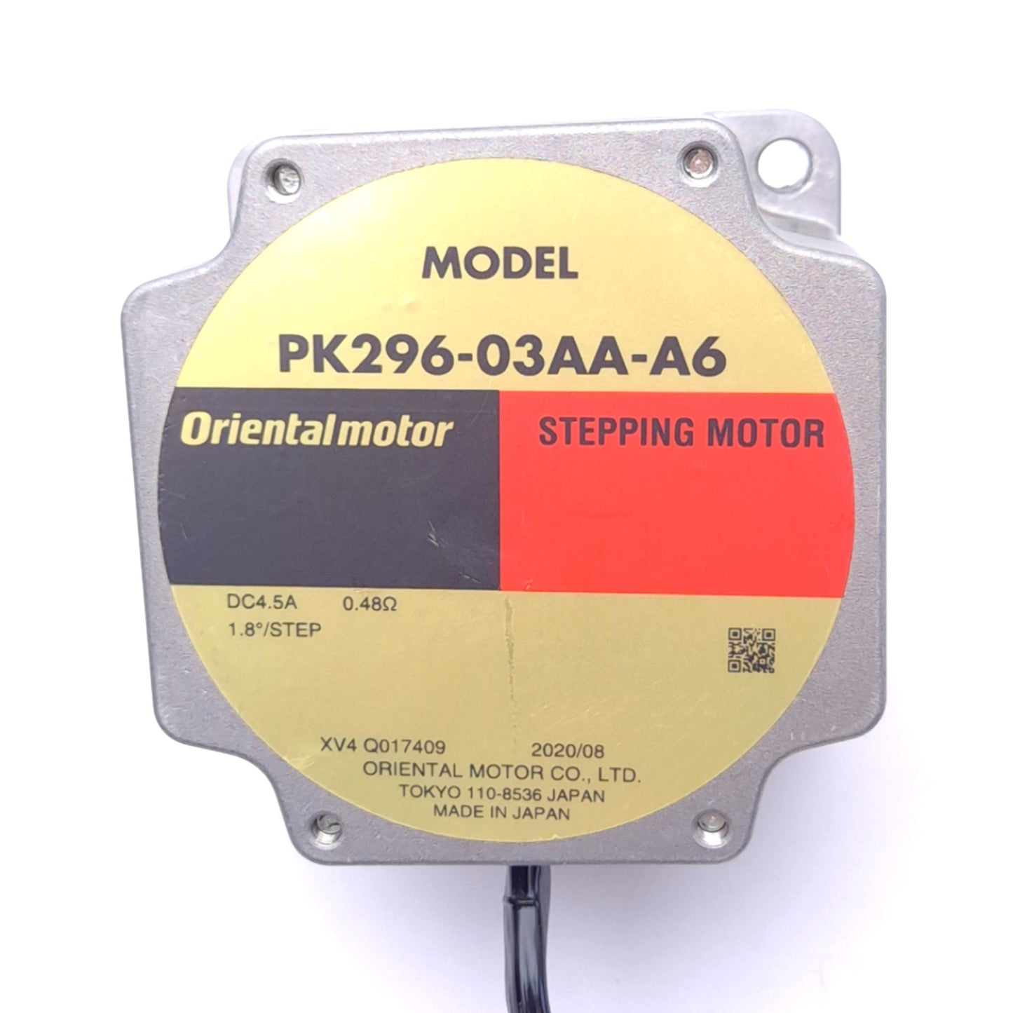 Used Oriental Motor PK296-03AA-A6 Stepping Motor, 2-Phase, 0.48Ω 4.5A DC, 1.8° Step