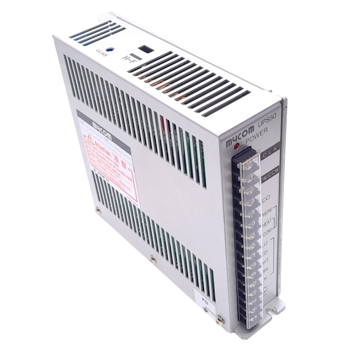 Used MYCOM UPS50-031 Stepper Motor Driver for 5-Phase PS Series, 0.75A 5VDC/90-121VAC