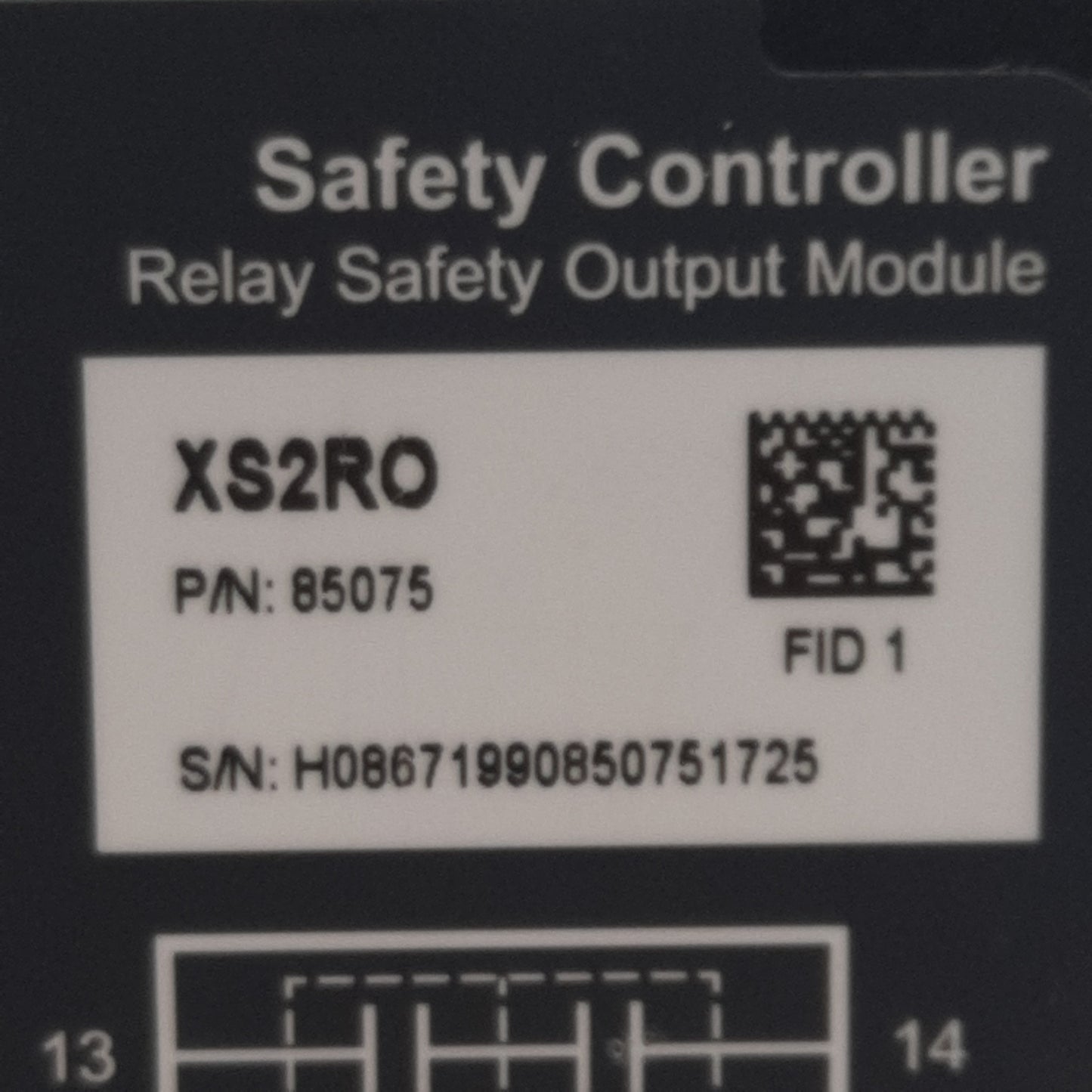 Used Banner XS2RO Safety Relay Output Module, 2NO + 1NC, 250VAC 6A, 24VDC, DIN Rail