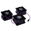 Used Lot of 3 Ebm-papst 614JH Axial Compact Fan, With Guard Grille, 60x60x32mm, 24VDC