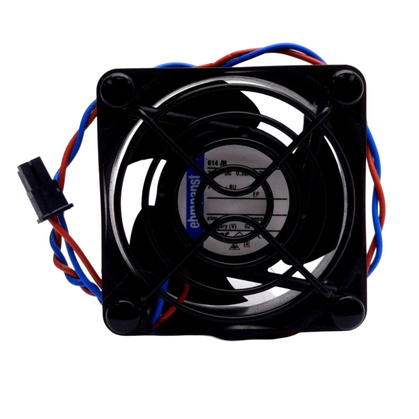 Used Lot of 3 Ebm-papst 614JH Axial Compact Fan, With Guard Grille, 60x60x32mm, 24VDC