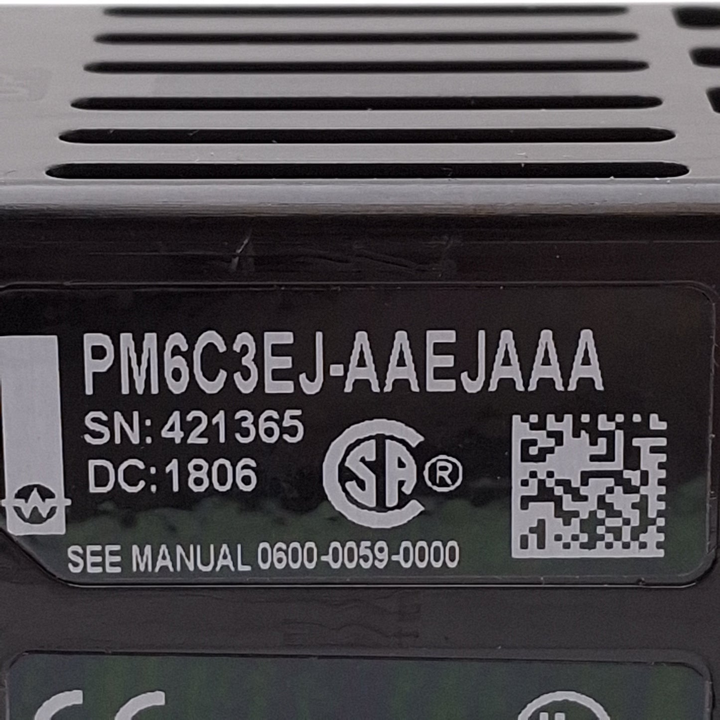 Used Watlow PM6C3EJ-AAEJAAA EZ-Zone Universal PID Controller 24VAC/20-28VDC 1/16 DIN