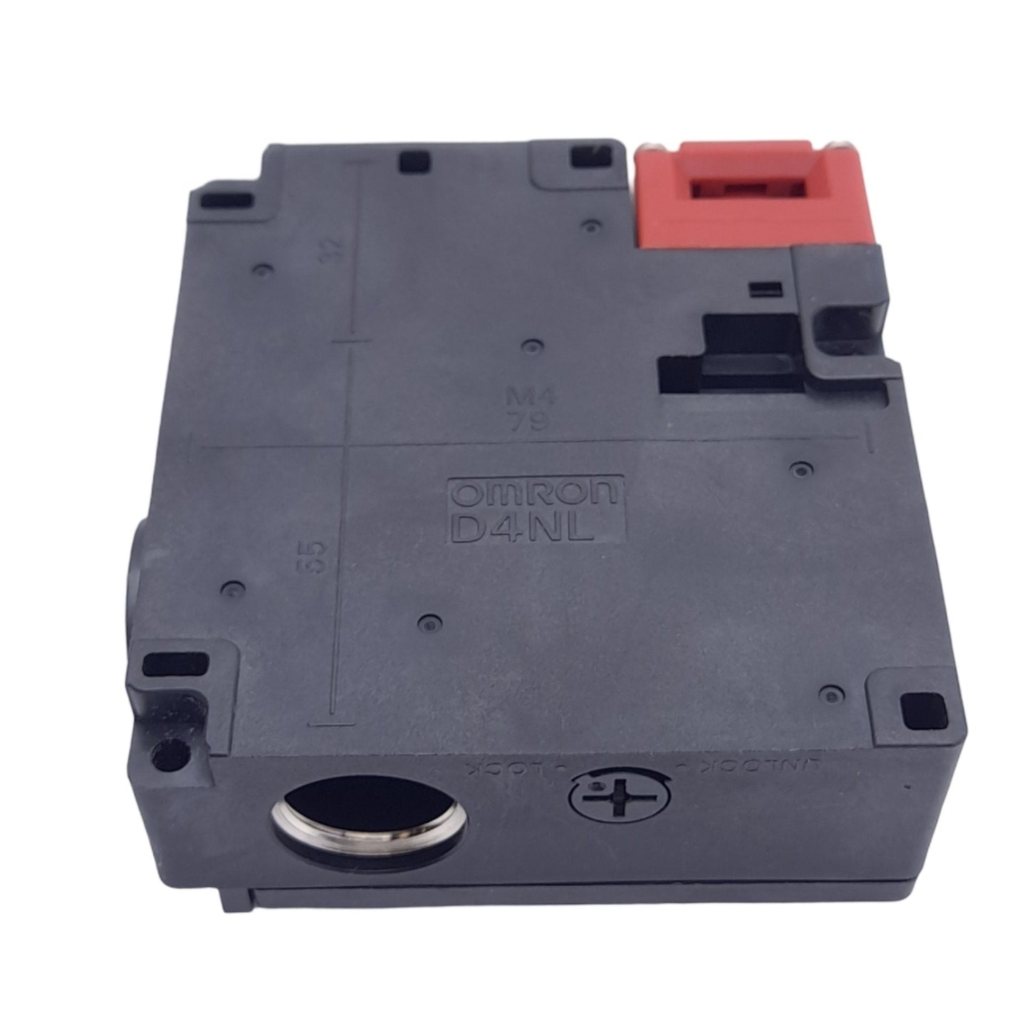 Used Omron D4NL-1AFA-B Safety Lock Switch, 1300N, 1NC/1NO + 1NC/NO, 24VDC Coil