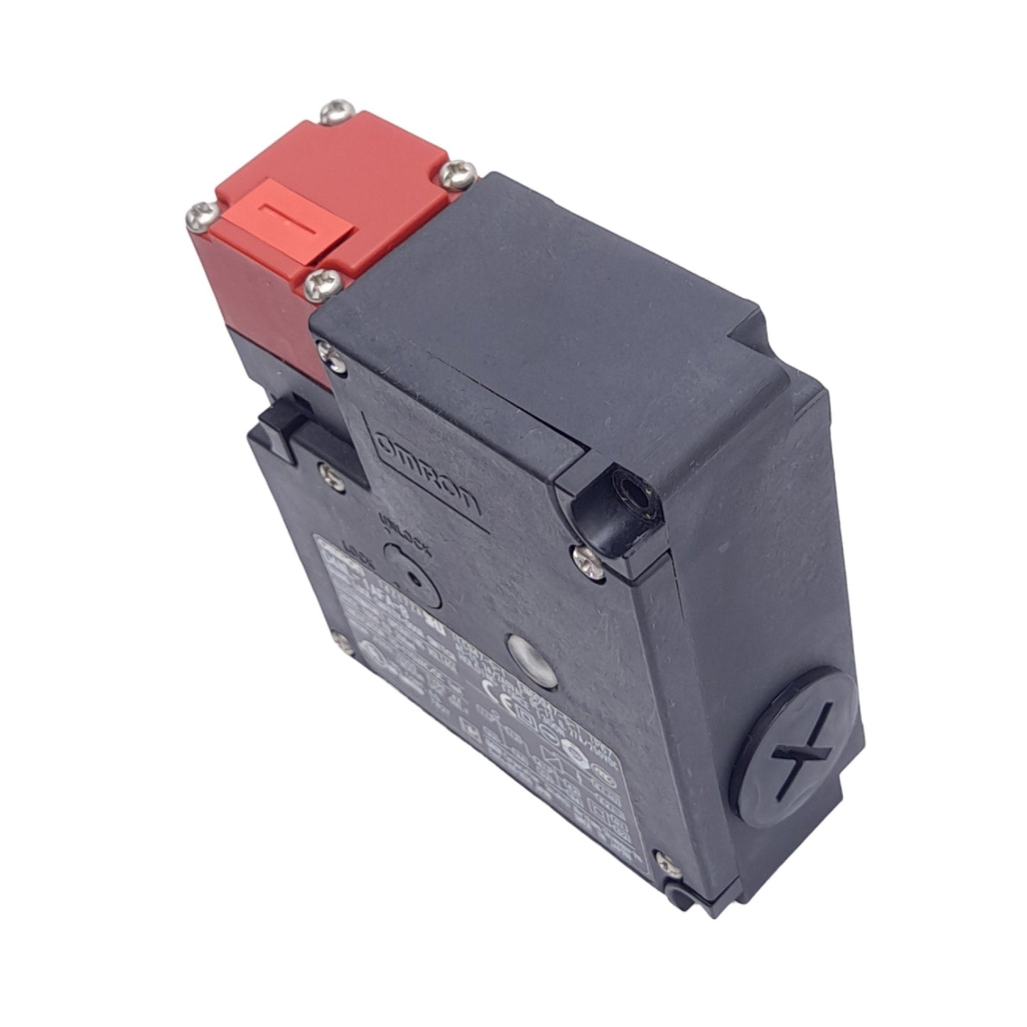 Used Omron D4NL-1AFA-B Safety Lock Switch, 1300N, 1NC/1NO + 1NC/NO, 24VDC Coil