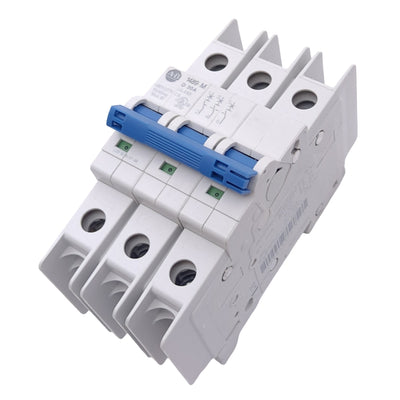 Used Allen Bradley 1489-M3D300 Circuit Breaker, 3-Pole, 30A, 480Y/277VAC, DIN Rail