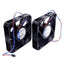 Used Lot of 2 Ebm-papst 4414FNH Axial Compact Fan, 119x119x32mm, 24VDC, 5400RPM