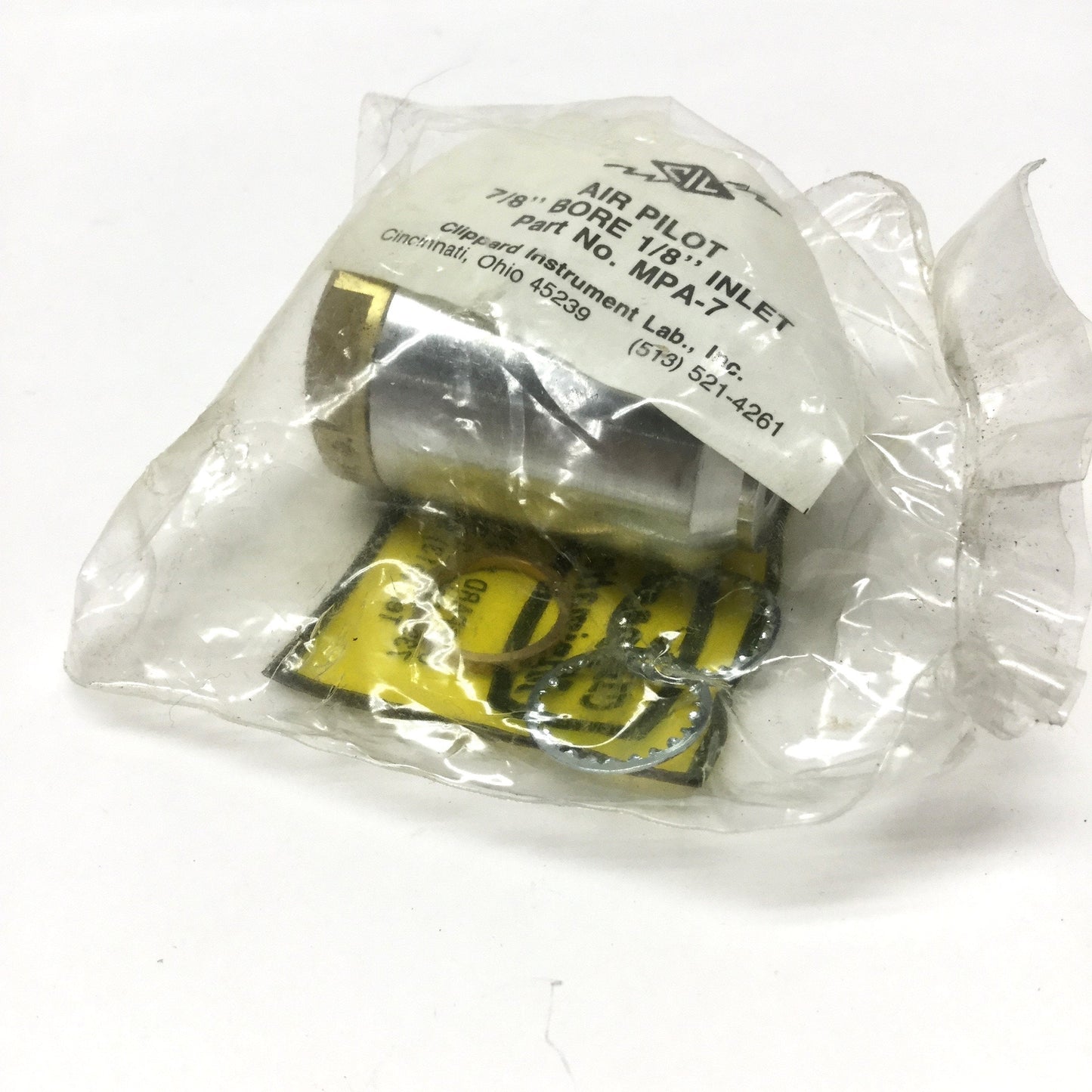 New Clippard Minimatic MPA-7 Air Pilot Valve Actuator, 1/8" NPT, Ø7/8" Bore, 250psi