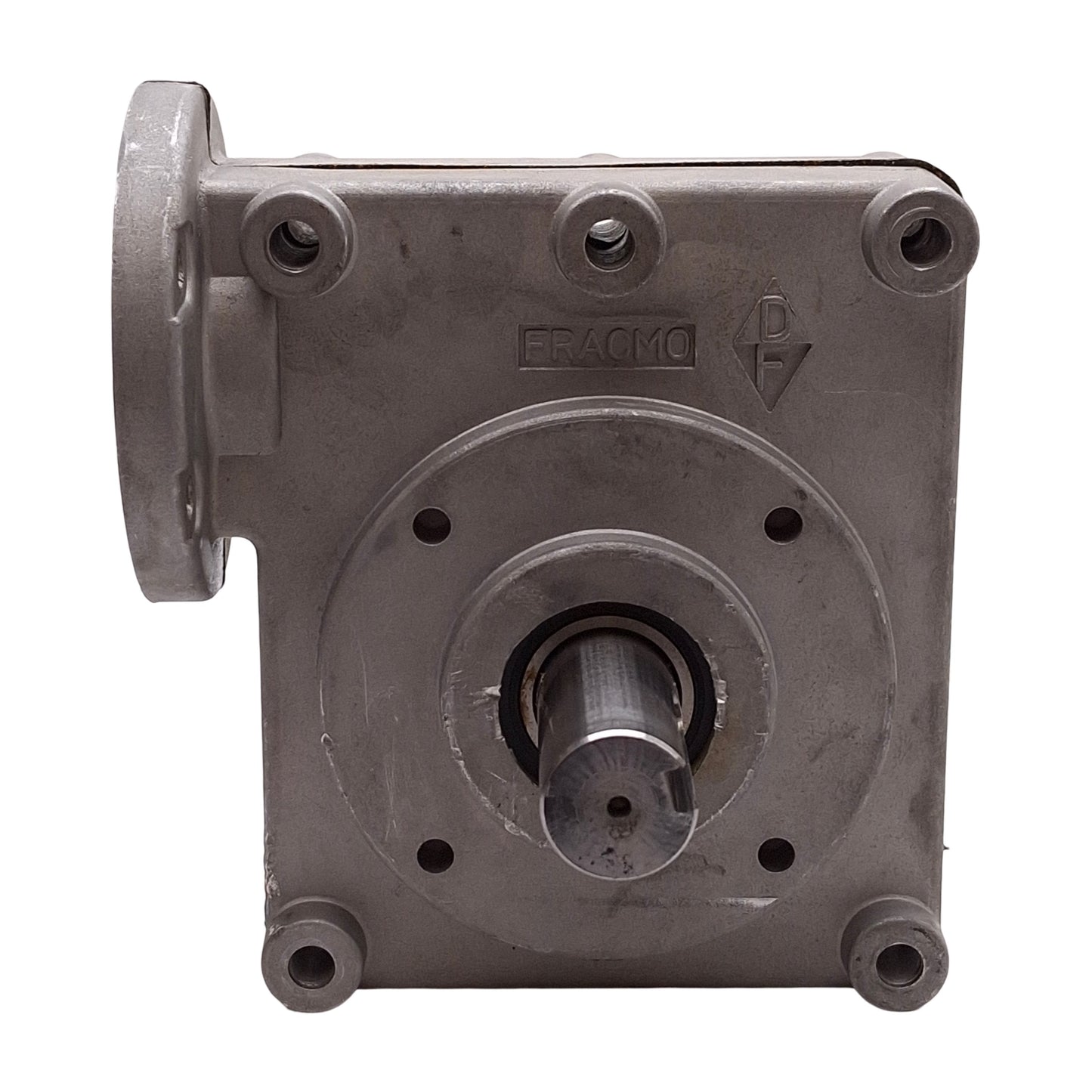 Used Fracmo G46 Right Angle Gearbox, 50:1 Reduction, ø8mm Input to ø20mm Output Shaft