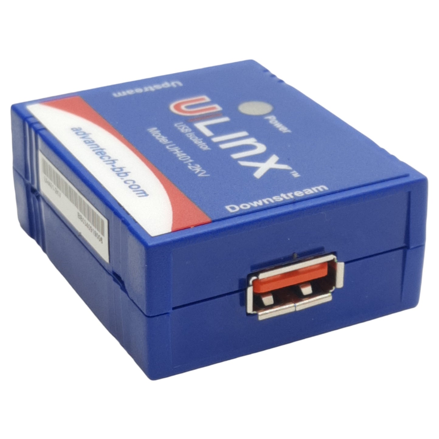 Used Advantech BB-UH401-2KV USB Isolator, 5V/500mA In, 5V/100mA Out, USB-B 2.0 USB-A