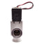 Used SMC XLS-25-5G High Vacuum Angle Valve, 1µPa-0.1MPa, KF25 Flange, 24VDC Coil